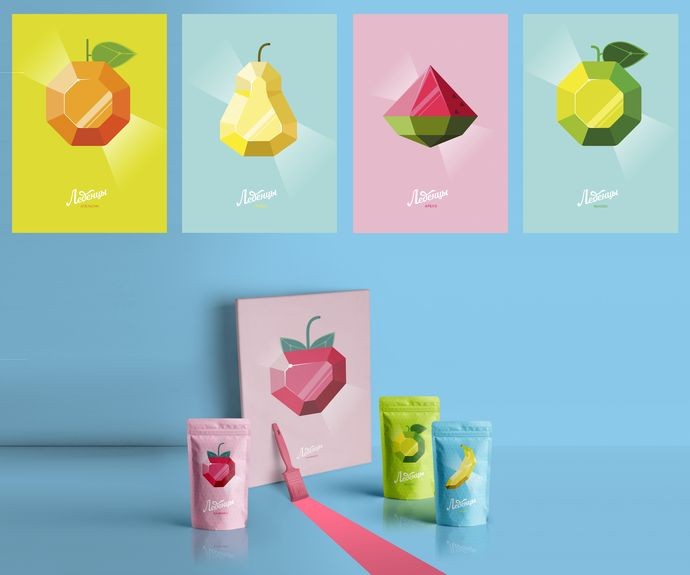 «Серия плакатов для фруктовых леденцов»