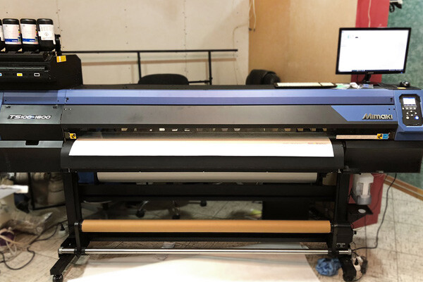 Сублимационный принтер Mimaki TS100-1600 в типографии «Экзо-Принт» (г. Подольск)