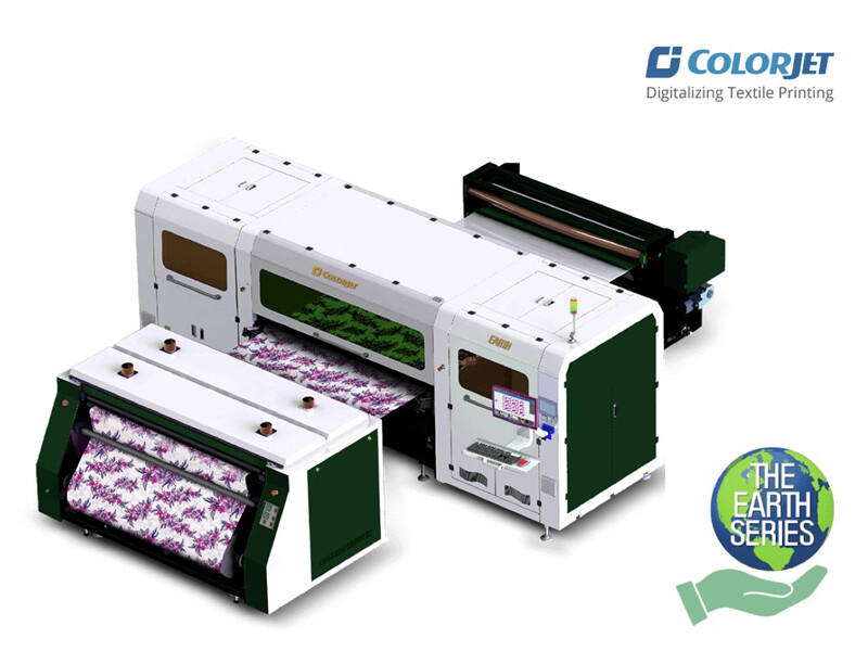 Colorjet анонсировала серию текстильных принтеров Earth  